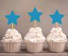 Darling Souvenir Star Shape Cupcake Toppers Birthday Wedding Party Dessert Decorations - Pack Of