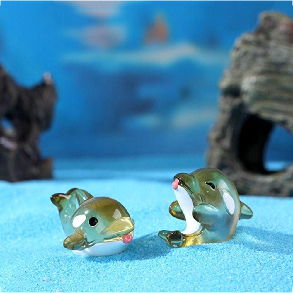 DIY Sea Fish Model Micro Landscape Marine Animals Miniature Sea Animals Ornaments Home Decor