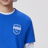Puma Чистая винтажная бордовая спортивная футболка с круглым вырезом, унисекс, топ 696671-92