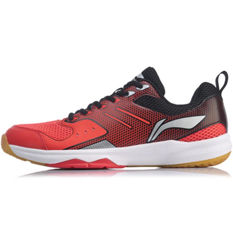 Li Ning Нескользящие Легкие Низкие Бадминтонные Кроссовки Унисекс Красные AYTP005-2