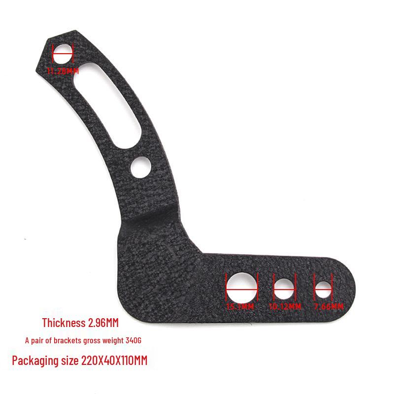 Polaris RZR 30-32" Straight Light Bracket - ATV Roof Strip Light Holder