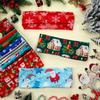 Merry Christmas Headbands for Women Hairband Sports Fitness Yoga Running Sweatband Snowman Snowflake Headwraps Fashion Headwear Hair Accessories Gifts