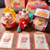 Original Lulu The Piggy Burgers Series Blind Box Surprise Bag Collect Kawaii Doll Desktop Decoration Ornament Trend Toy Gift