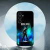 Fashion personal BonS ins jovi design Phone Case For Samsung Galaxy S25 S24 S23 S22 S21 S20 Plus Ultra Note20 Soft Black