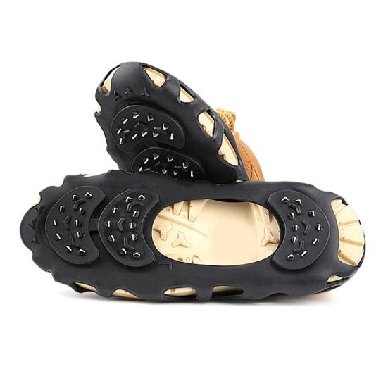 Crampons Ice Traction Cleat 30 Spikes Snow Walking Cleats Anti-Slip Boot Spikes Shoe