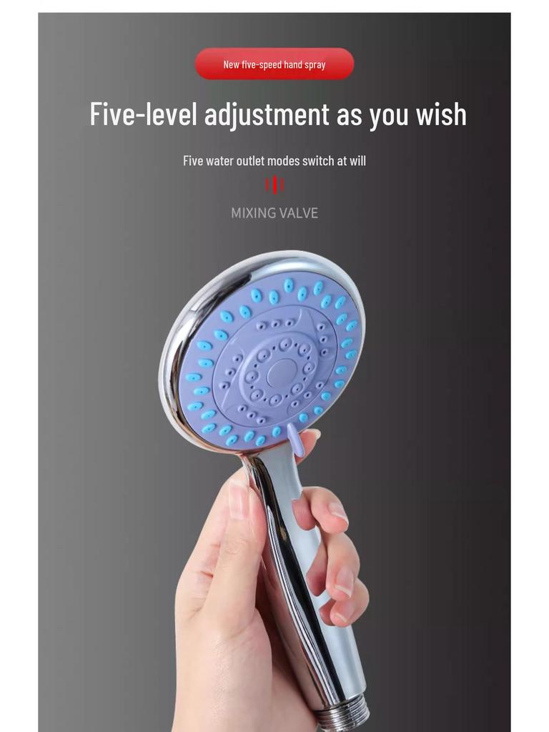 Exposed Shower Mixer Valve with Hot/Cold Faucet and Shower Head for Solar Heaters