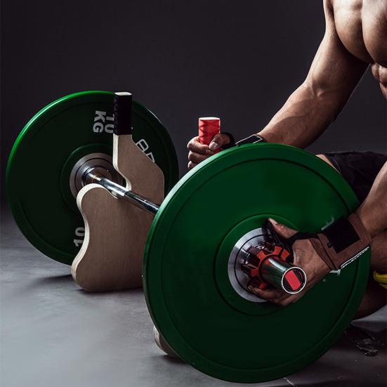 Деревянная стойка для штанги для становой тяги с нескользящей ручкой для домашнего спортзала для тяжелой атлетики, гриф для загрузки и выгрузки весовых пластин, сменный держатель