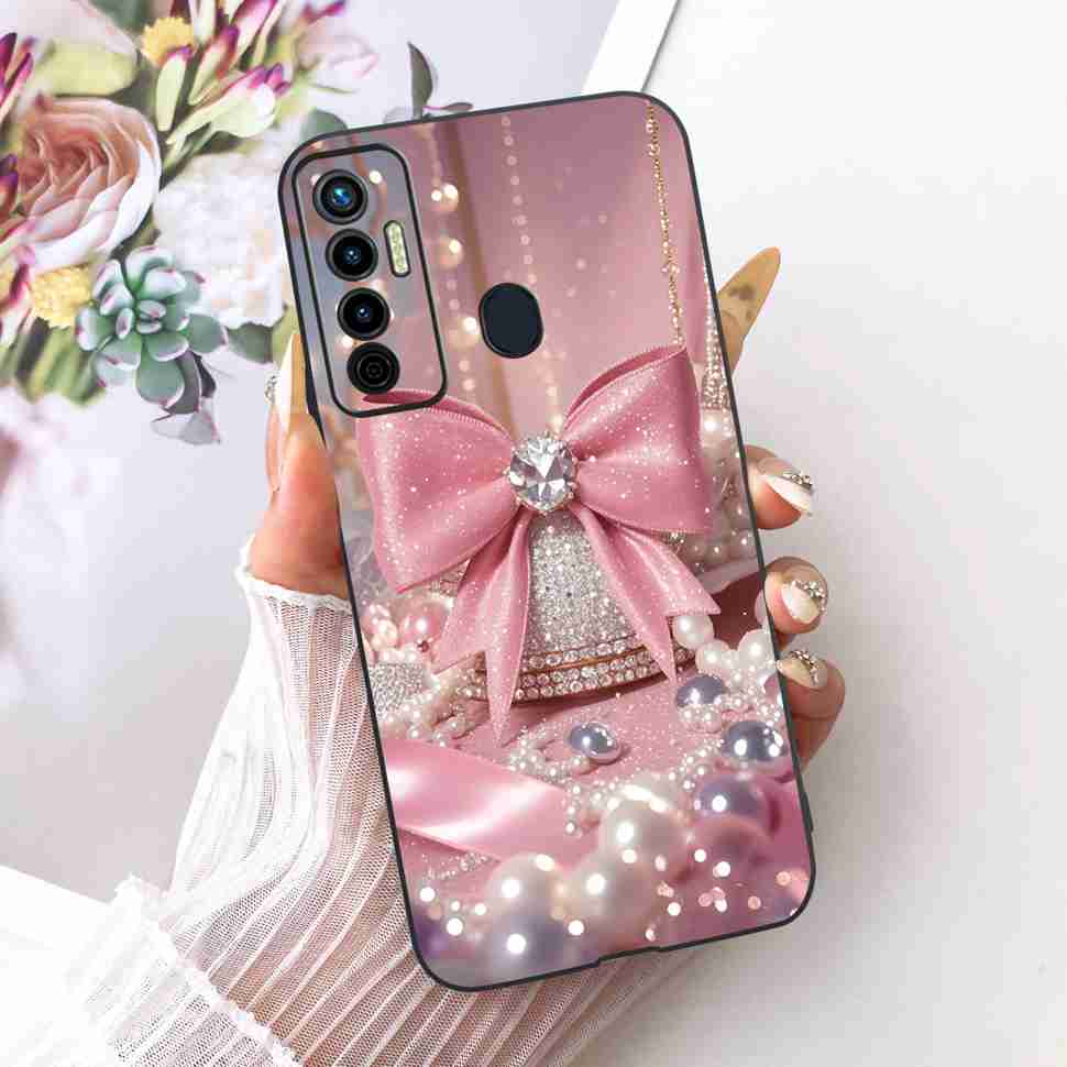 For Tecno Camon 17 CG6 CG6j Case Retro Cartoon Animals Silicone TPU Black Cover For Camon17 camon 17 Phone Casing Bumper