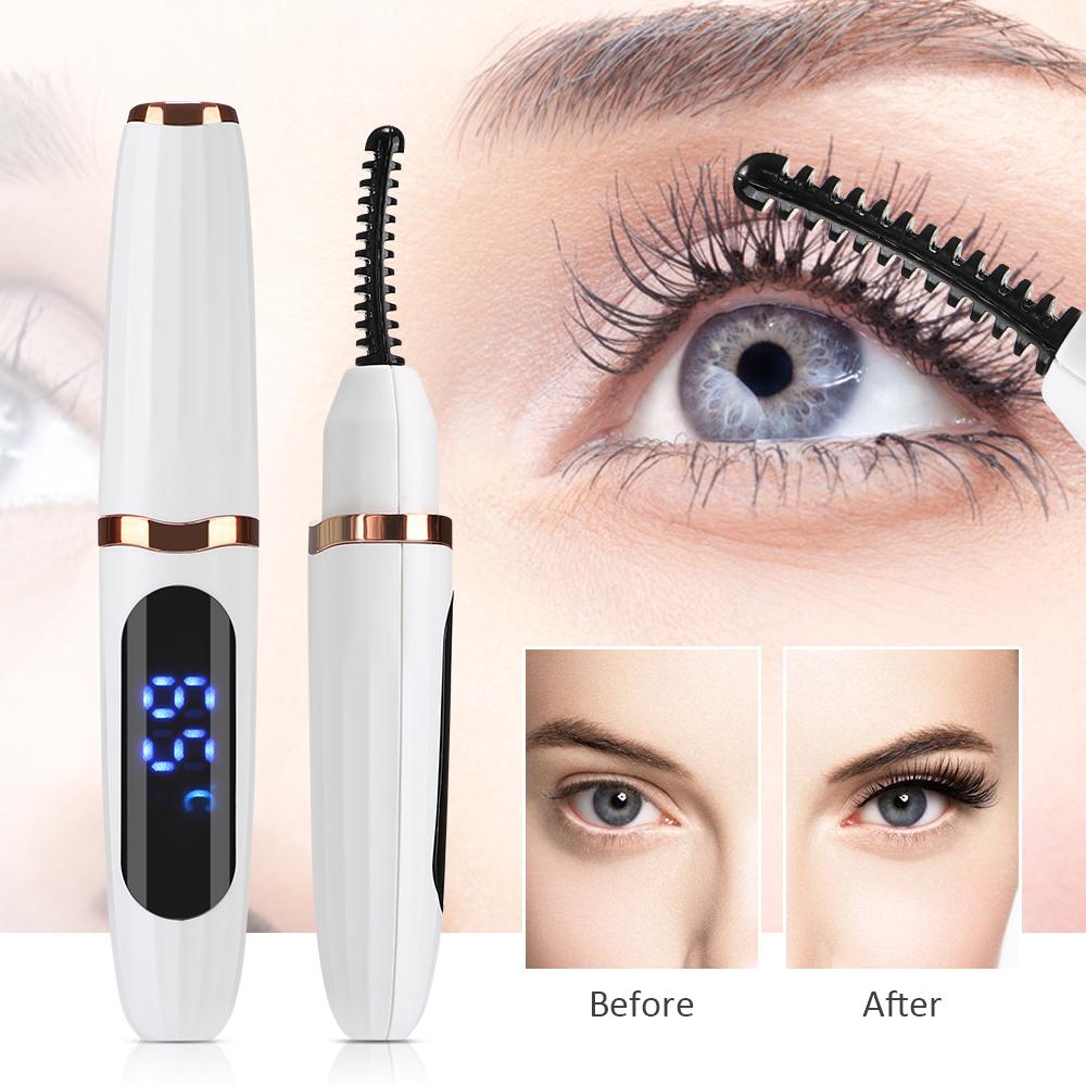 Electric eyelash curler, long-lasting shaping, heated eyelash curler, USB charging portable eyelash curler
