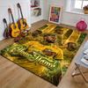 Brazilian football player Design Area Rug Personalized Name- Non-Slip, Soft & Cozy Floor Mat for Living Room, Office - Indoor/Outdoor Carpet