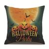 Хэллоуин Льняная Наволочка Наволочка с Принтом