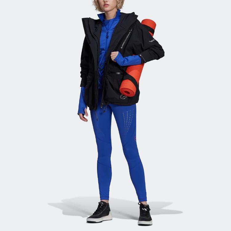 adidas Однотонная спортивная толстовка на молнии куртка женские куртки черная HB6083