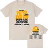 TOBYMAC CROWDER JEREMY CAMP Тур 2026 Футболка Хлопок Короткий рукав Свободные футболки Унисекс Уличная мода Модные футболки с принтом Круглый вырез