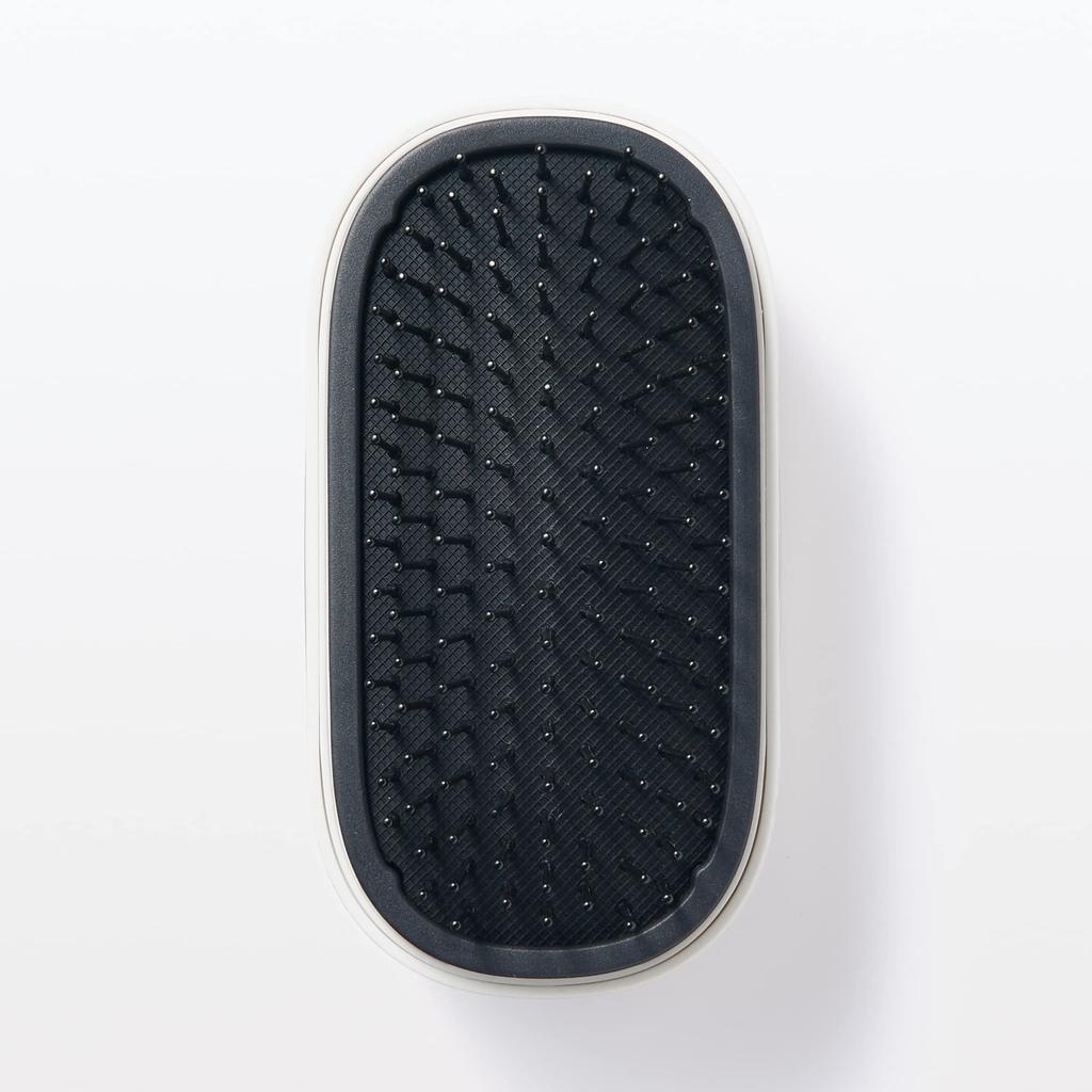 MUJI Vibrating Hair Brush White Width X Depth X Height 10.6 5.6 4.5cm MJ-VHB1/44821862