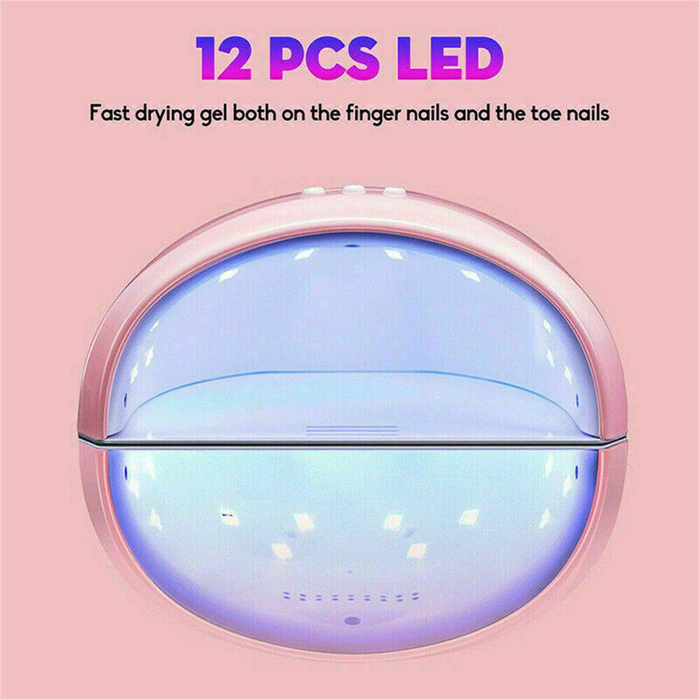 UV Lamp For Manicure 36W LED Nail Dryer Lamp Sun Light Curing All Gel Polish Drying Gel Varnish USB Smart Timing Nail Art Tools