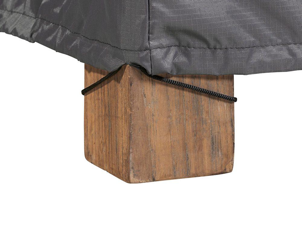 Pokrowiec na meble ogrodowe 7968 150x220x85 aerocover szary homms
