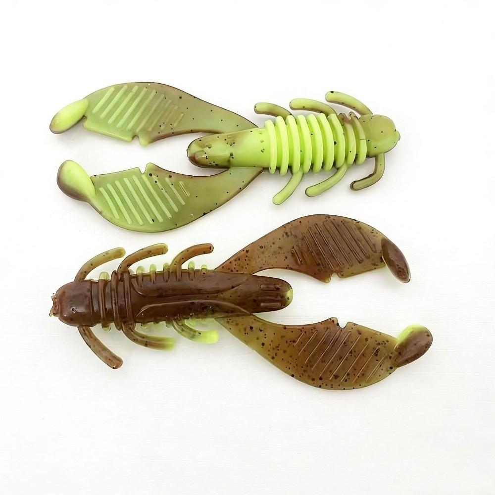 3pcs Obstacle Shrimp Soft Fake Bait LifeLike Realistic Fishing Bait Creative Fishing Soft Lures