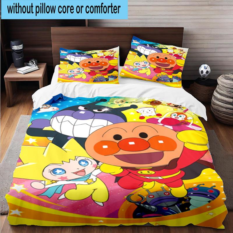 Superhero Parade 3pcs Bedding,Including 1pc Duvet Cover And 2pcs Pillowcases Perfect for Christmas,Ideal for Bedroom, Dormitory