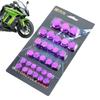 30pcs Motorcycle Screw Nut Cover Cap Bolt Cover Motorcycle Screw Nuts Bolt Cap Cover