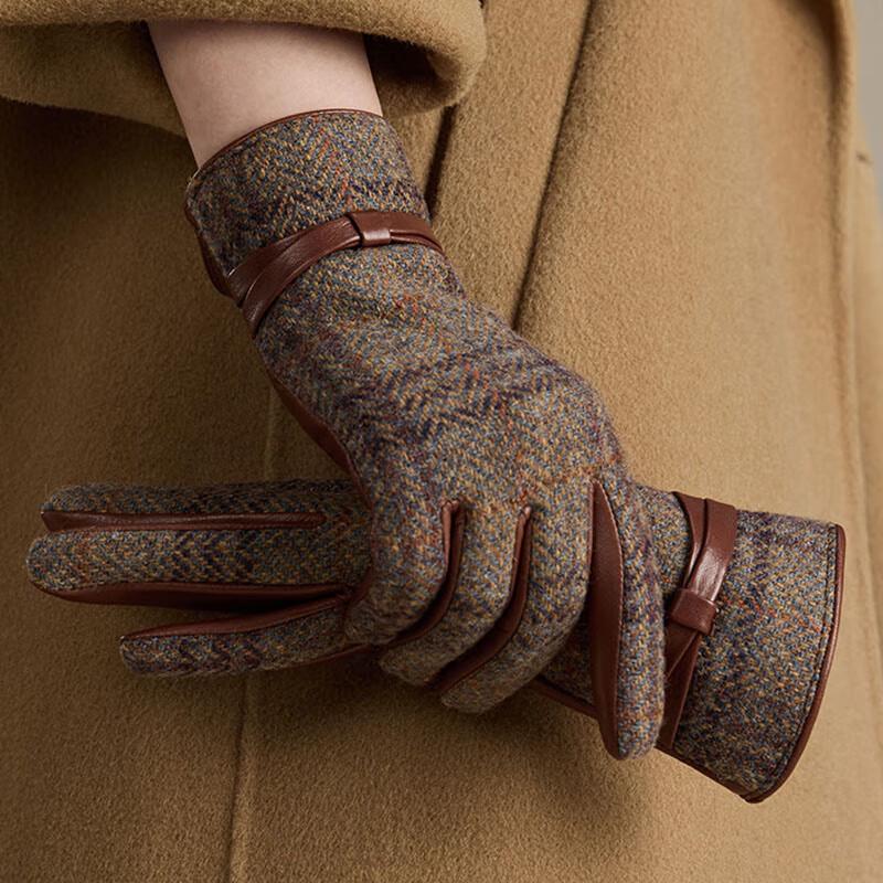 JIUMU Женские зимние перчатки на флисовой подкладке