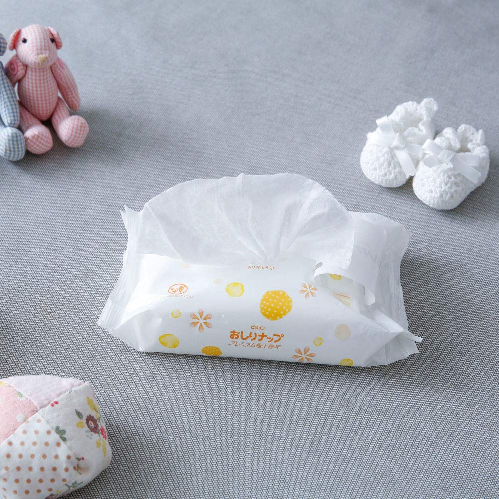 Wipes Pigeon Wet Wipes Premium Extra Thick 50 sheets x 6 packs [Wet Refill]