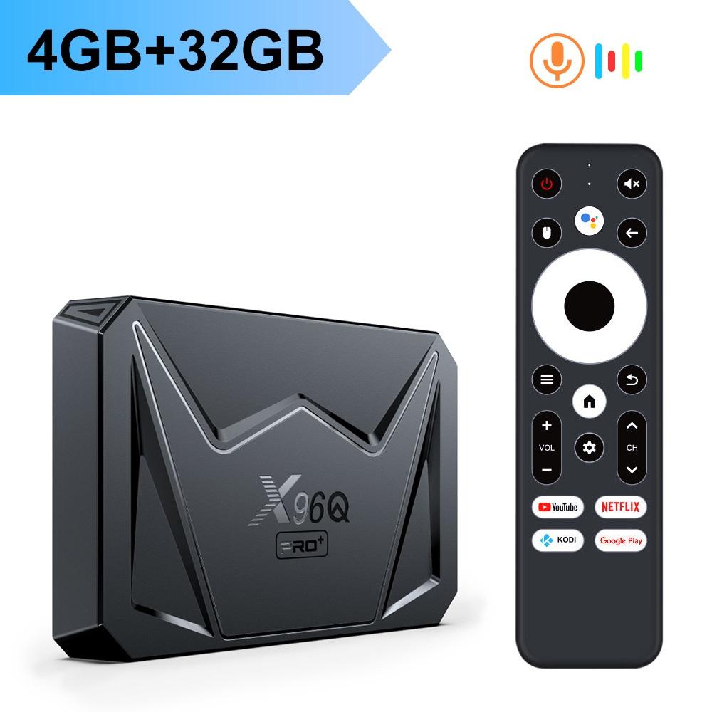 X96Q PRO+ Android 14 TV Box Allwinner H728 Octa Core Gigabit Ethernet Wifi 6 BT5.0 Set Top Box Media Player
