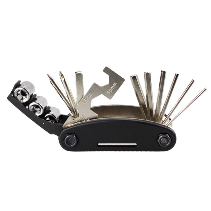 Набор многофункциональных инструментов для ремонта велосипеда 15-в-1
