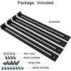 4Pcs Furniture Repair Kit Mounting Brackets with Screws Bottom Support Tool Set for Wood/Particleboard/MDF Chest of Drawers