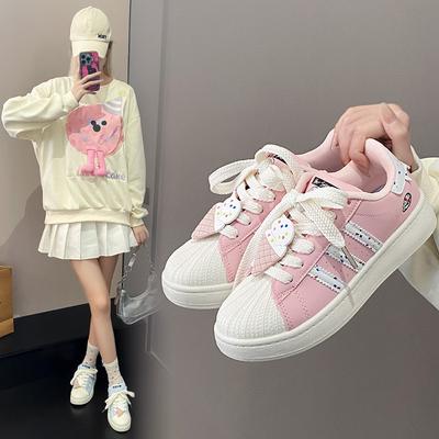 Yyq-маленькие белые туфли детские летние новые корейская версия ins студентки досуг спорт универсальные кеды для скейтборда уличная съемка M76