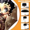 1pc Sturdy 8-Bone Auto Umbrella, Betty Boop Umbrella, Digital Printed, Foldable Umbrella for On-the-Go Outdoor Use