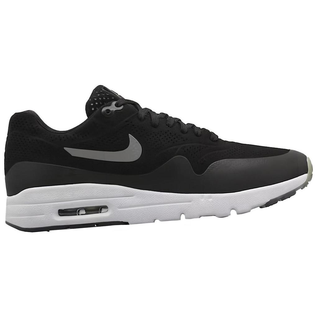 Nike Женские Air Max 1 Ultra Moire Черный Металлический Серебристый Белый 704995-001