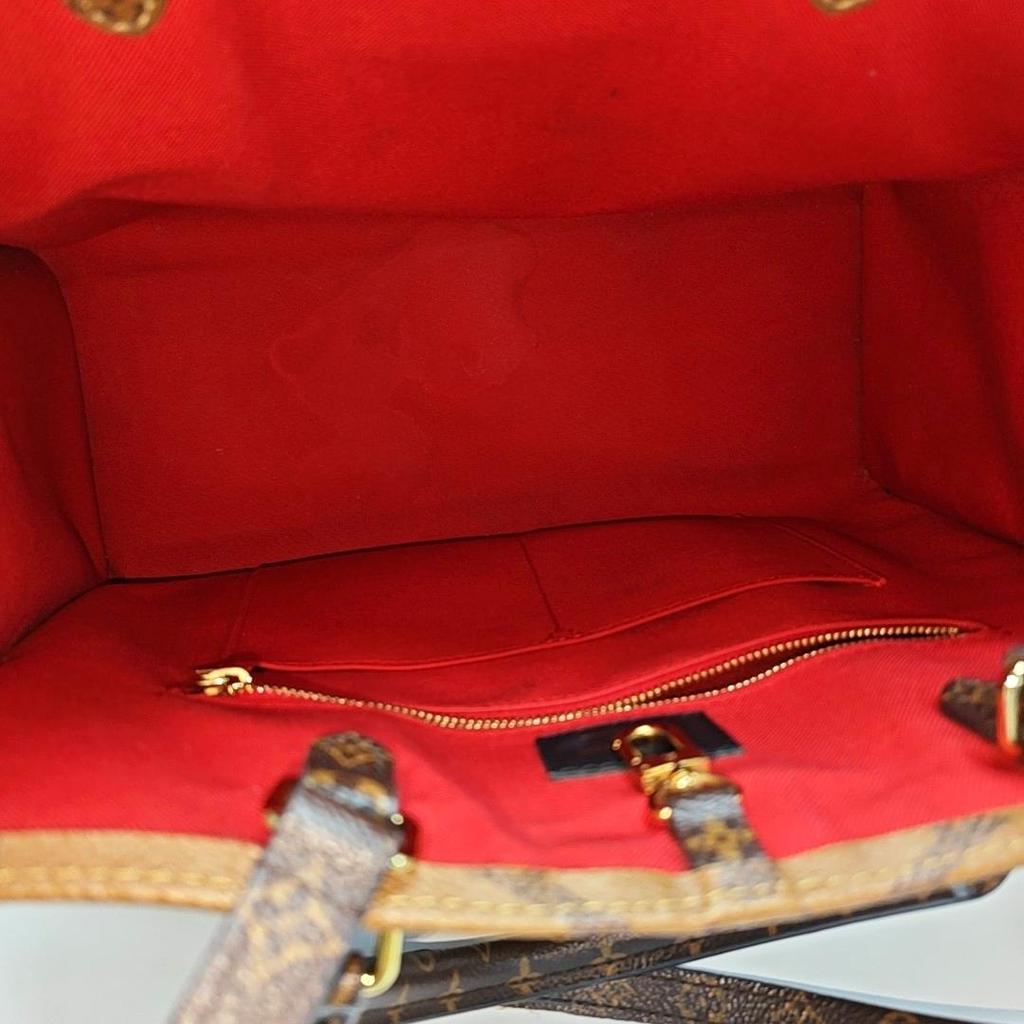 [Pre-Owned] Louis Vuitton Onthego MM 'Brown Giant Monogram/Brown Monogram Reverse Canvas' - Good #91BX6V
