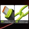 Кабель Type-C Super Flash Charge мощностью 240 Вт для Apple, Huawei, Vivo, Oppo - Совместим с автомобильным зарядным устройством