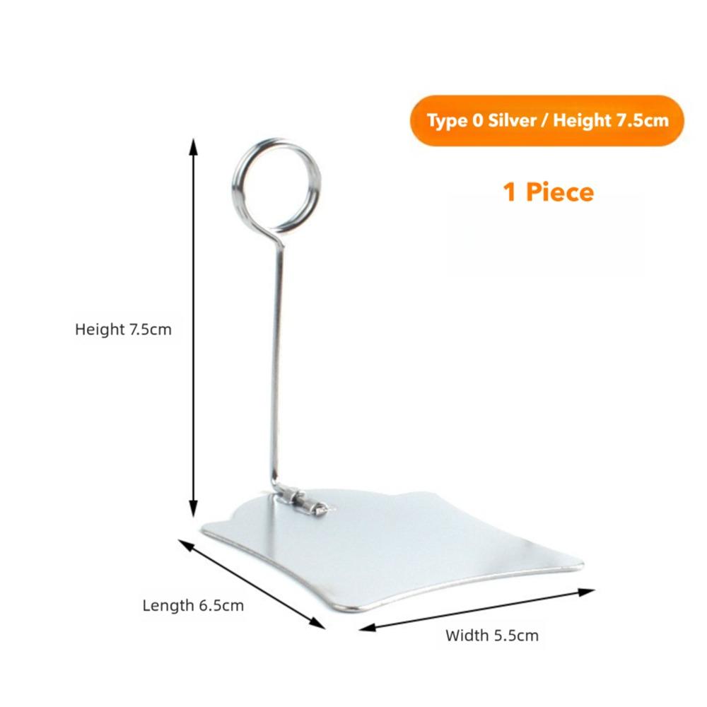 Durable Metal Material Metal Pop Clip Display Stand Multi-Purpose Name Card Display Stand Sign Holder Photo Clamp Retail Store
