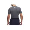 Under Armour HeatGear Launch Elite Охлаждающая серия Логотип Удобная футболка с коротким рукавом и круглым вырезом для фитнеса Мужские топы 1361518-012