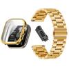 Smartwatch Stainless Steel Band + TPU Protection Case for Amazfit Bip6 Bip 5/5 Unity Metal Wristband