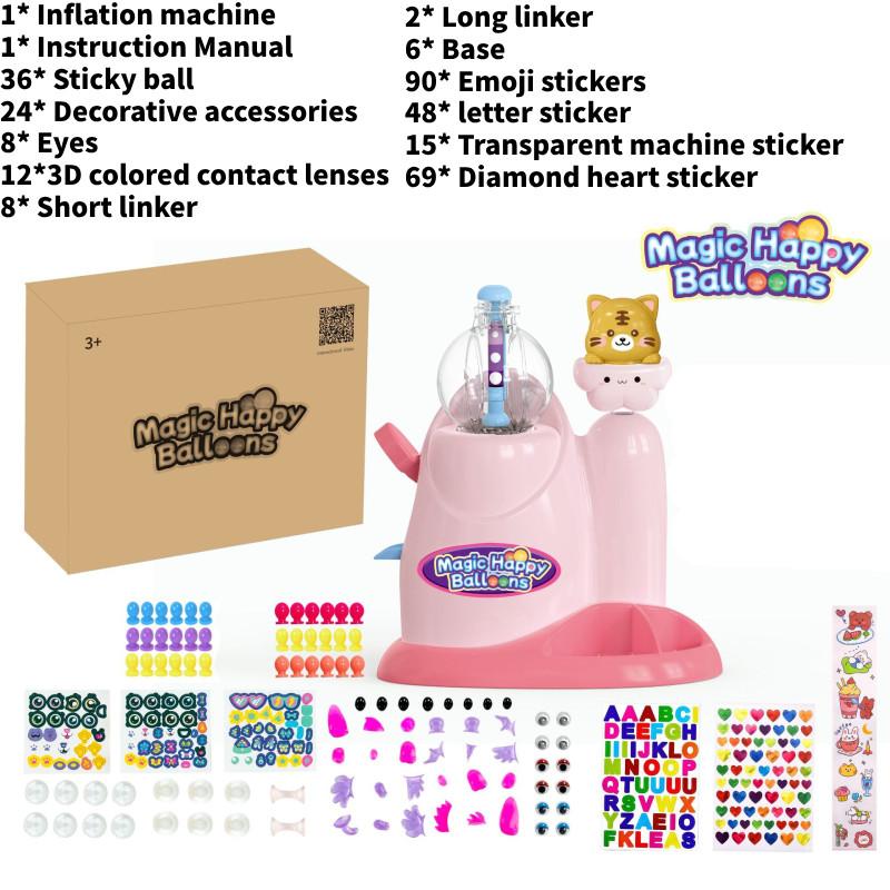 Трансграничная игрушка Bobo Sticky Play Сделай сам Прыгающий мяч с генератором пузырей для детей