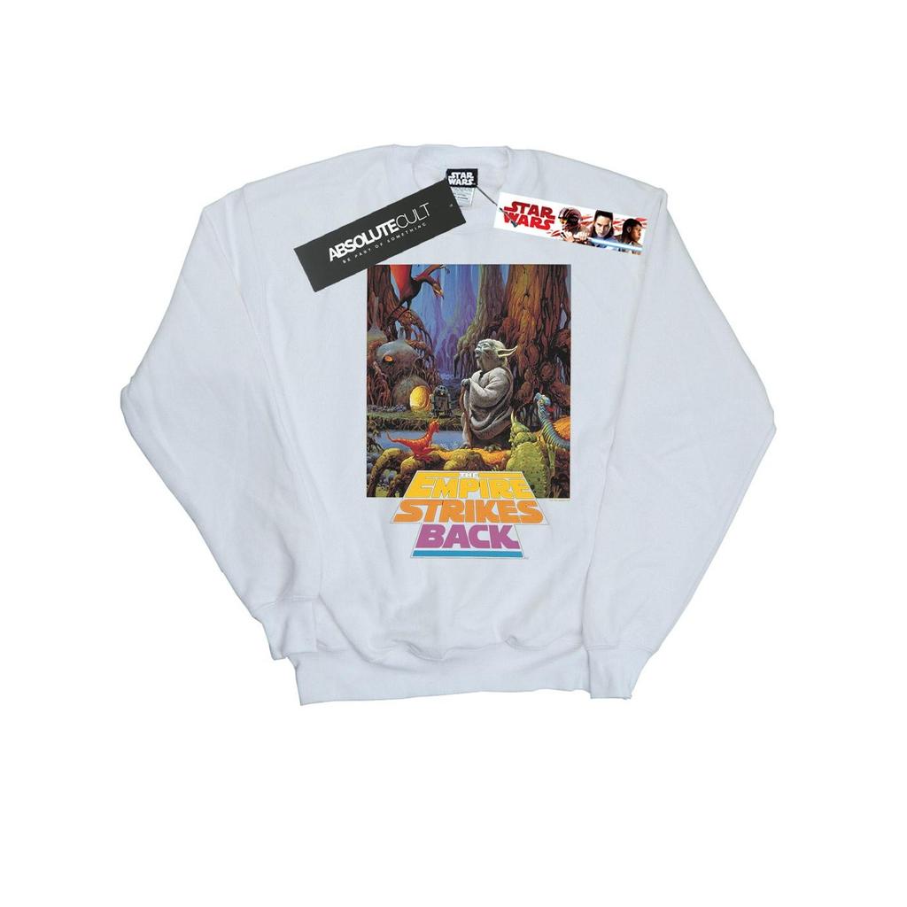 Star Wars Mens Yoda Poster Sweatshirt