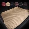 Peugeot 308SW T9 Специальный коврик для багажника 3D Коврик для багажника автомобиля Пользовательский коврик для багажника автомобиля XPE Кожаный лоток для багажа (цвет: бежевый)