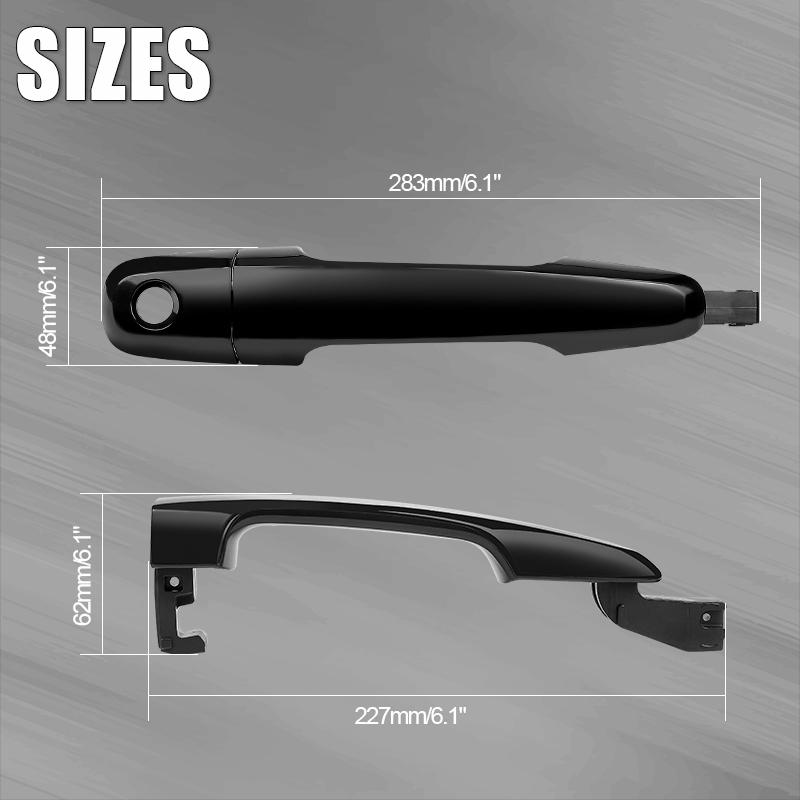 Хром / Черный Передняя Правая Наружная Дверная Ручка Для Mitsubishi Triton Ml Mn 2006 2007 2008 2009 2010 2011 2012 2013 2014 2015