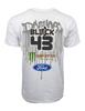 DC SHOES КЕН БЛОК 43 ФОРД МОНСТР Футболка БЕЛАЯ Унисекс Футболка