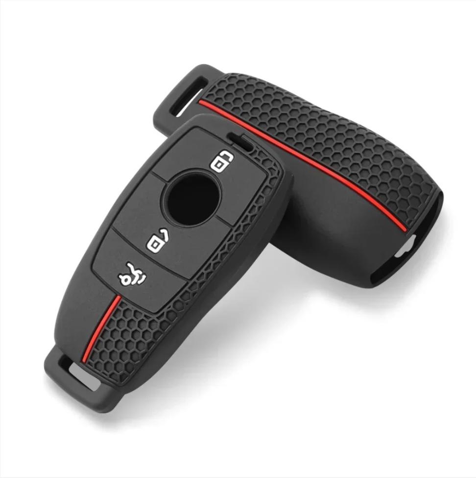 Силиконовый чехол для автомобильного дистанционного ключа для Mercedes Benz ACESG Class GLC CLE CLA GLB GLS W177 W205 W213 W222 X167 AMG