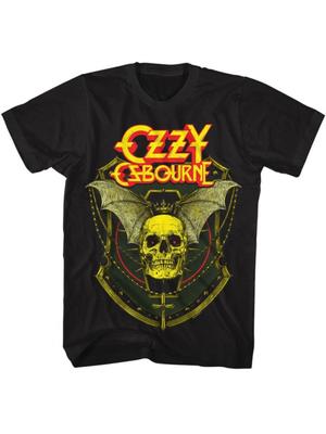 Графическая футболка Ozzy Osbourne - Логотип хэви-метал группы с черепом