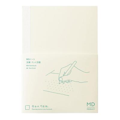 DESIGNPHIL Midori MD Notebook Мягкая обложка Точечная сетка 15379006 Премиальная японская канцелярия