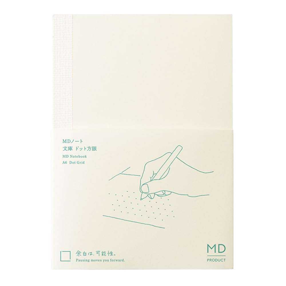 DESIGNPHIL Midori MD Notebook Мягкая обложка Точечная сетка 15379006 Премиальная японская канцелярия