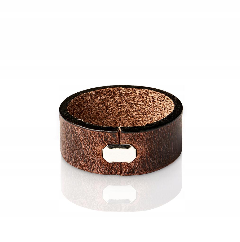 SZ-LIC30 GN BROWN Leather belt loop