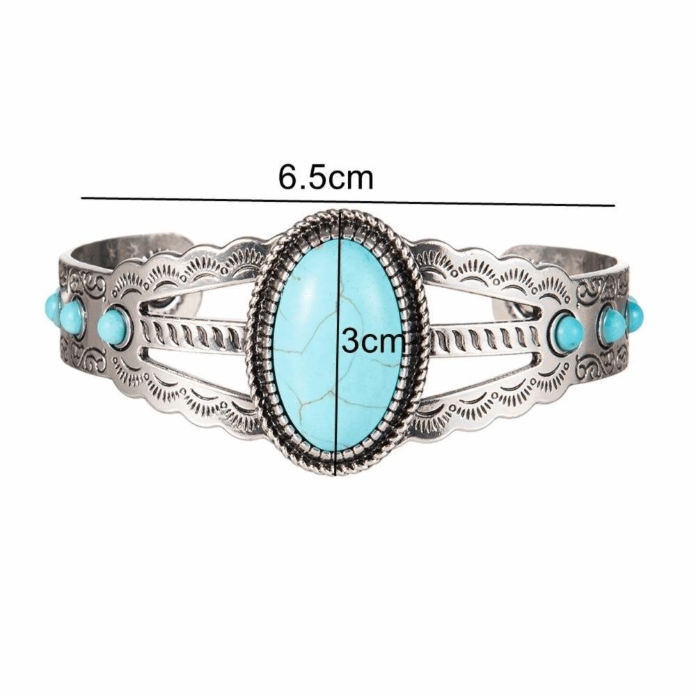 Imitation Turquoise Imitation Turquoise Bracelet Faux Turquoise Cuff Bracelet Men