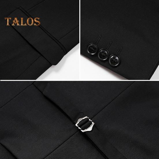 Мужской деловой пиджак с одной пуговицей и лацканами, однотонный деловой пиджак для повседневной носки, вечеринок, свадеб