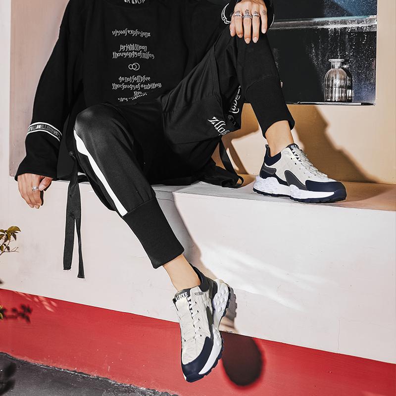 Мужская обувь, повседневная спортивная обувь, уличные кроссовки на толстой подошве для мужчин, модная спортивная обувь для отдыха