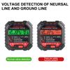Универсальный RCD GFCI Тестирование Полярности Фазовый Контроль Заземления Вилки US EU Нейтральный Провод Тестер Розетки Переменного Тока Детектор Тестирование Напряжения 90-250 В